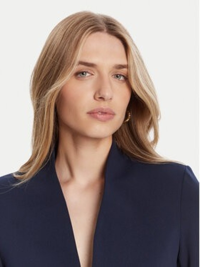 Rinascimento Marynarka CFC0126214003 Granatowy Slim Fit