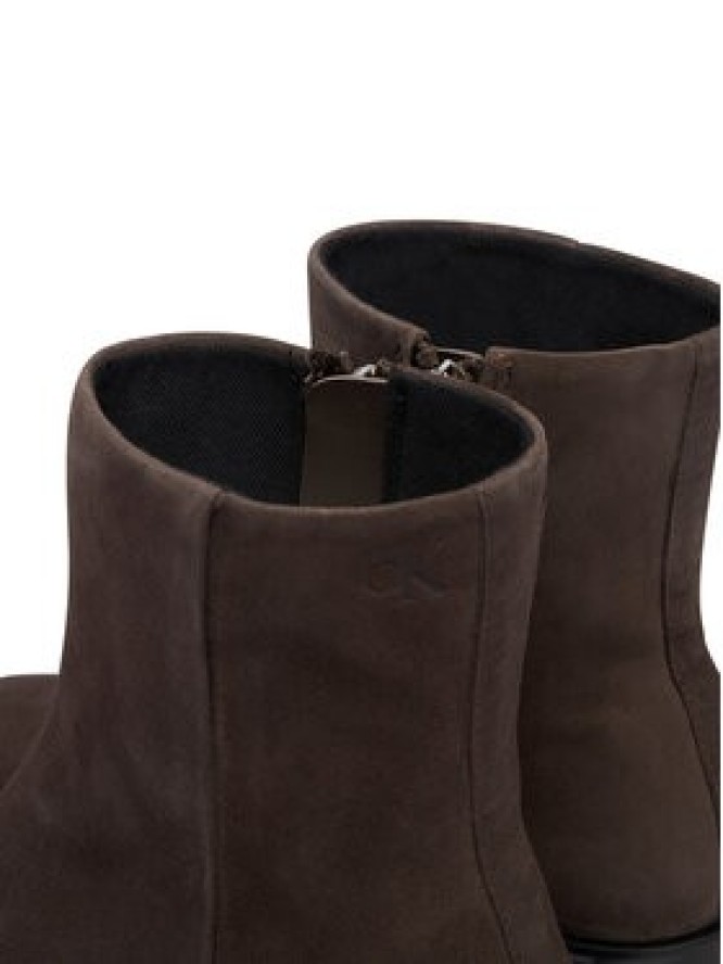 Calvin Klein Botki HW0HW02592 Brązowy