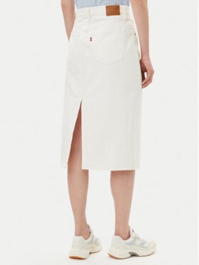 Levi's® Spódnica jeansowa 001VH-0002 Écru Regular Fit