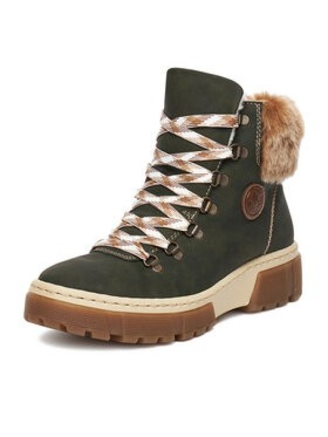 Rieker Trzewiki CEO-X8647-54 Zielony