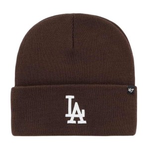 Czapka zimowa unisex turystyczna Brand 47 Los Angeles Dodgers brązowa
