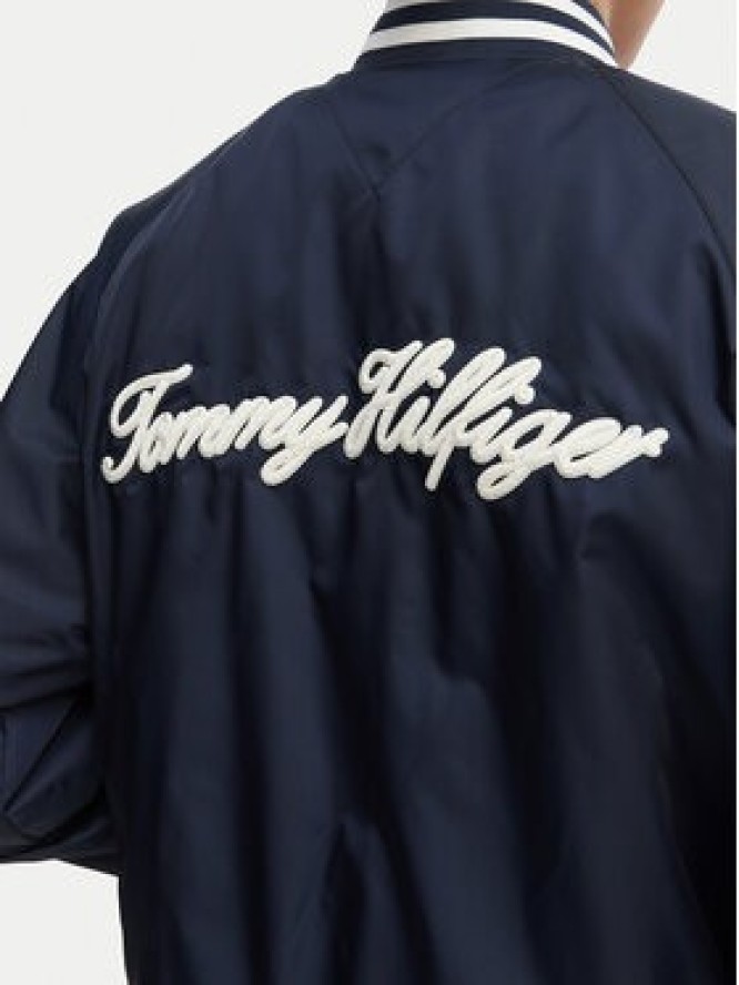 Tommy Hilfiger Kurtka bomber Logo Appliqué WW0WW48618 Granatowy Regular Fit