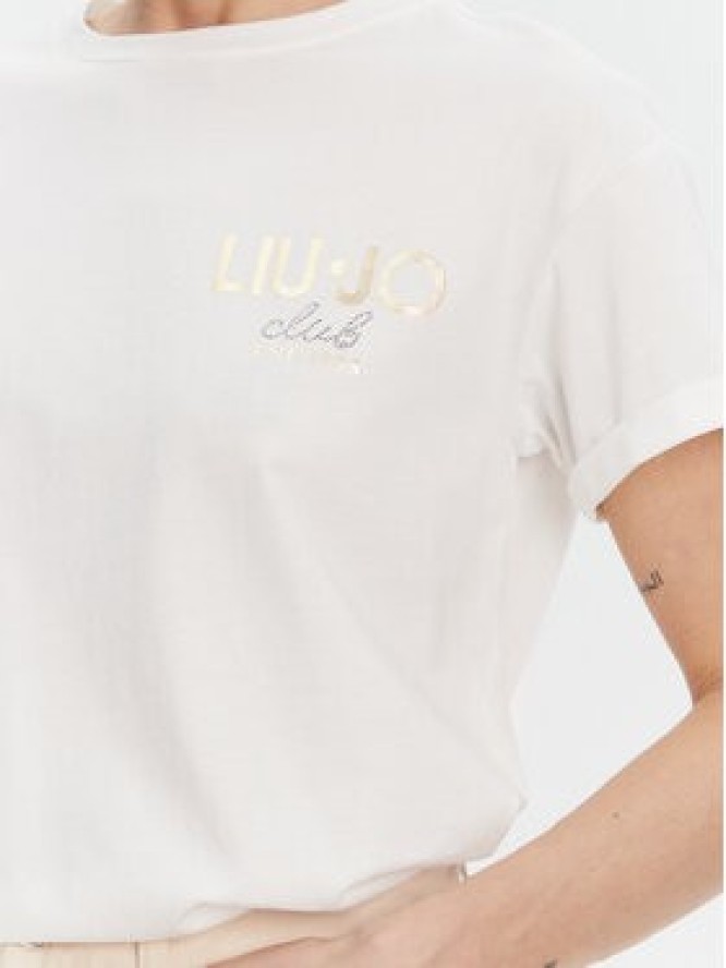 Liu Jo T-Shirt WA5007 JS923 Biały Relaxed Fit