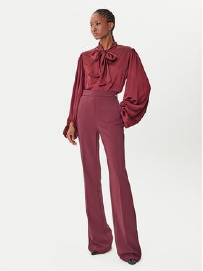 Rinascimento Bluzka CFC0126202003 Bordowy Loose Fit