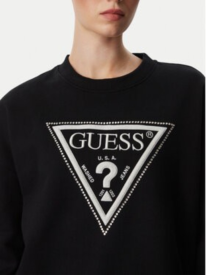 Guess Bluza W6YQ14 K4352 Czarny Relaxed Fit