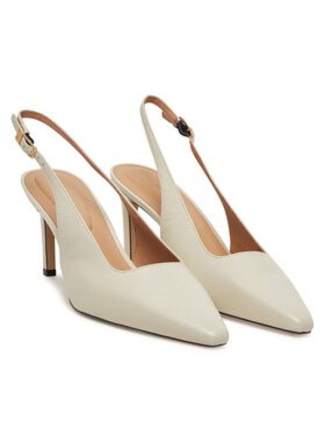 Tommy Hilfiger Szpilki Squared Toe FW0FW08636 Beżowy