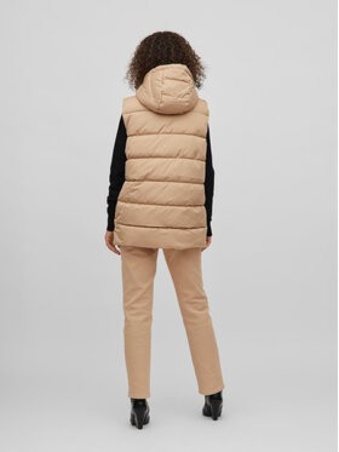 Vila Bezrękawnik 14080408 Beżowy Regular Fit