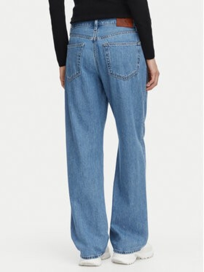 Calvin Klein Jeans Jeansy LV047G799G Niebieski Straight Fit