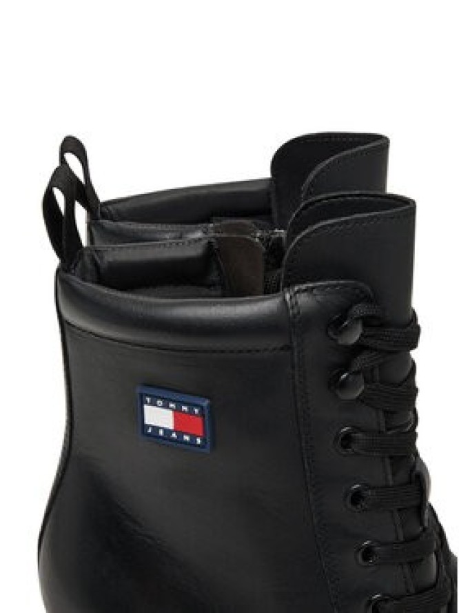 Tommy Jeans Trzewiki Tjw Lace Up EN0EN02832 Czarny