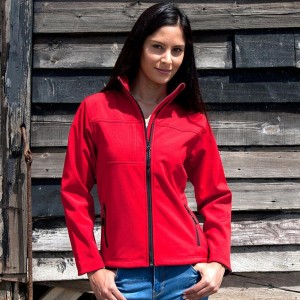 Damska Kurtka Softshell Premium 3warstwowa Performance (wodoodporna,