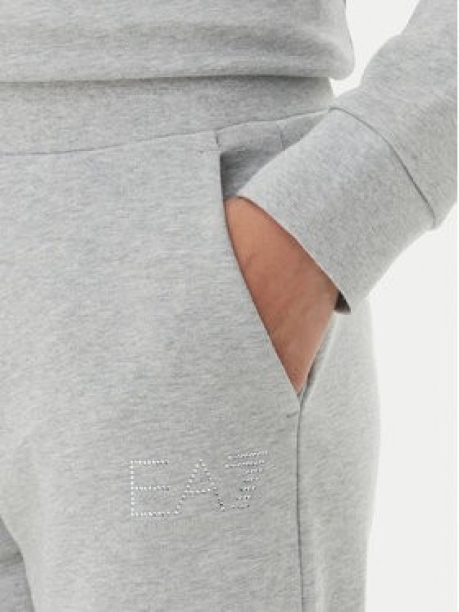 EA7 Emporio Armani Spodnie dresowe 7W000096 AF12473 O8002 Szary Regular Fit