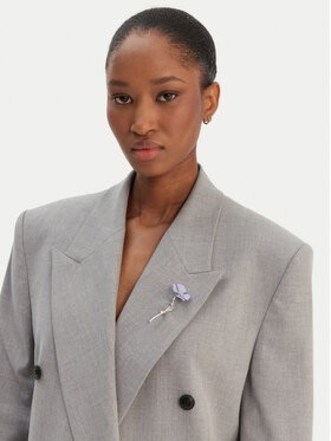 HUGO Marynarka Antegi 50554018 Szary Relaxed Fit