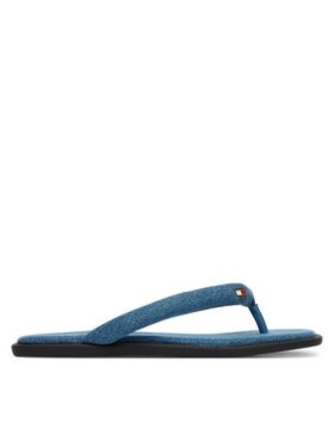 Tommy Jeans Japonki Tjw Padded Denim Casual Sandal EN0EN03021 Niebieski