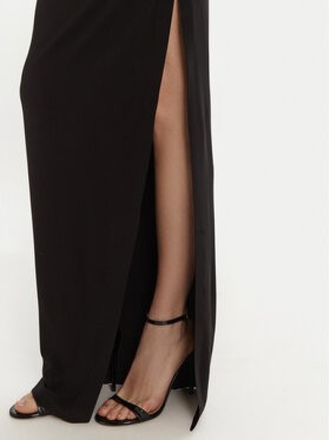 NORMA KAMALI Sukienka wieczorowa KK3243PLF85001 Czarny Regular Fit