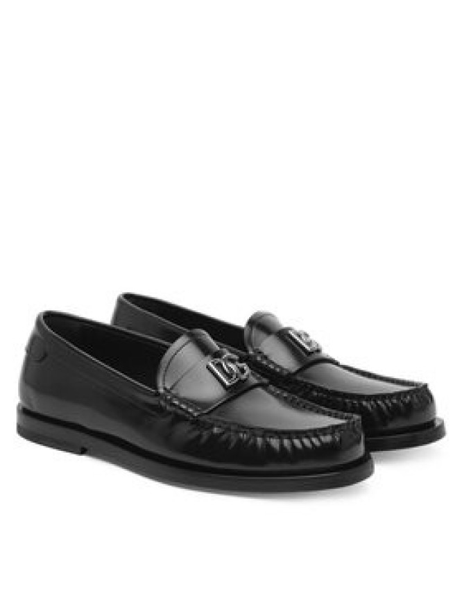 Dolce&Gabbana Mokasyny CM0074 AQ237 Czarny
