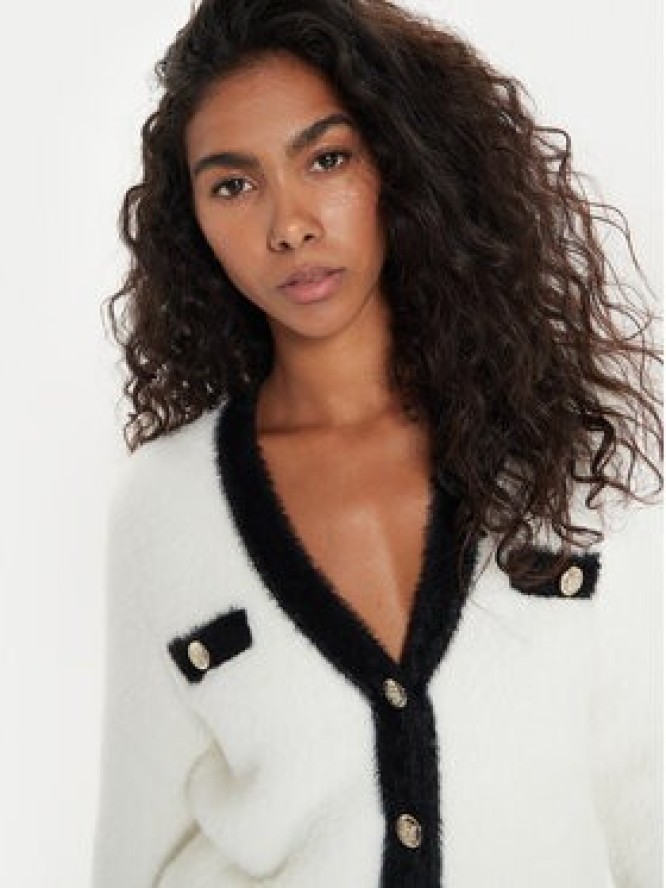 Morgan Kardigan 242-MOGUIN Biały Regular Fit