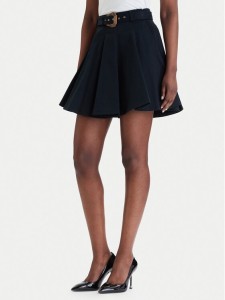 Versace Jeans Couture Spódnica plisowana 80HAE801 N0715 Czarny Regular Fit