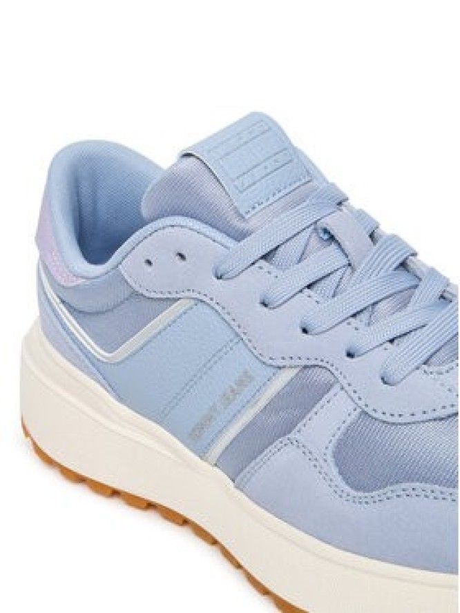 Tommy Jeans Sneakersy Tjw Cleated Runner EN0EN02788 Niebieski