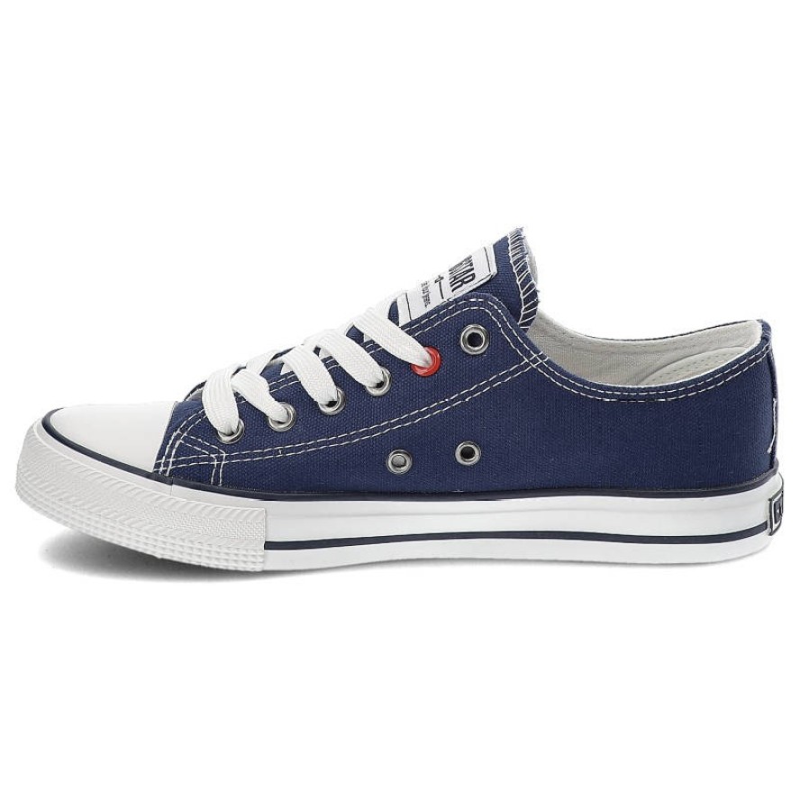 Granatowe Trampki Big Star Damskie Modne Obuwie