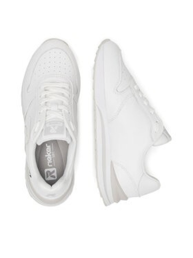 Rieker Revolution Lifestyle Sneakersy W2401-80 Biały