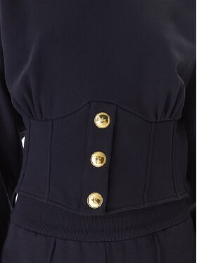 PINKO Bluza Mantovana 105612 A2TC Granatowy Regular Fit