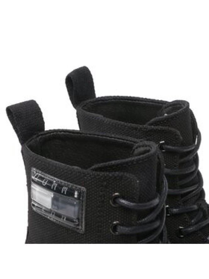 Tommy Hilfiger Trzewiki Tjw Foxing Canvas EN0EN02216 Czarny