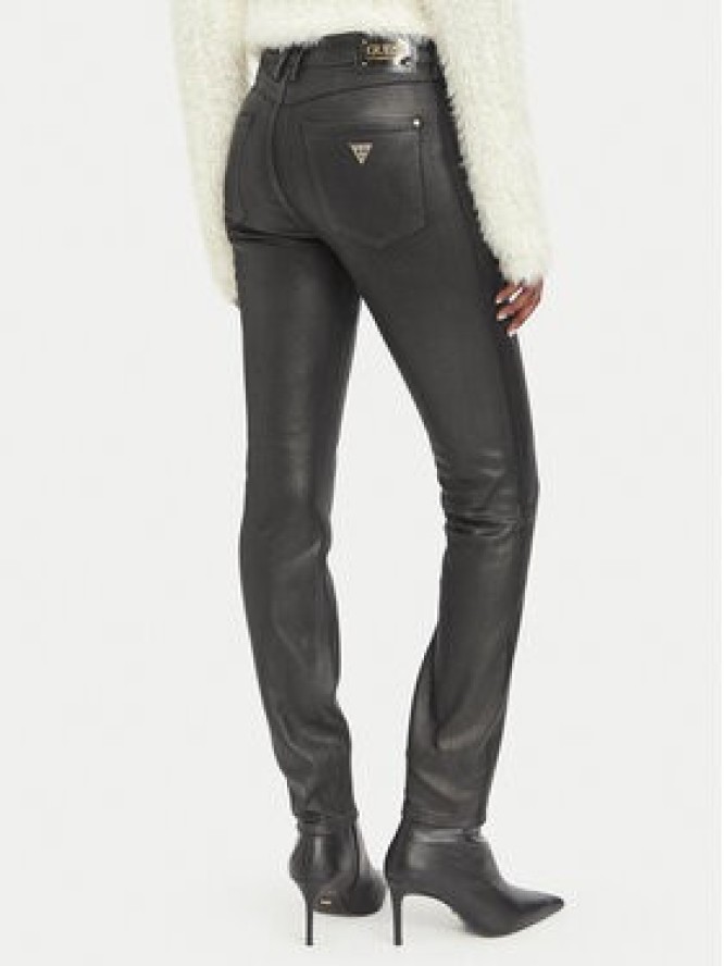 Guess Jeansy W6BA46 D2586 Czarny Skinny Fit