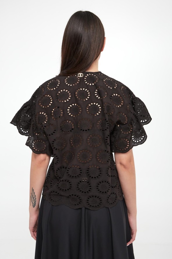 Bluzka damska w haft angielski TWINSET