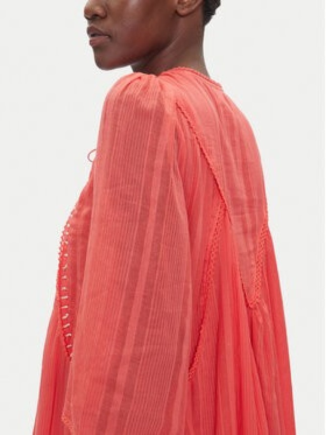 Iconique Sukienka letnia IC25-043 Koralowy Regular Fit