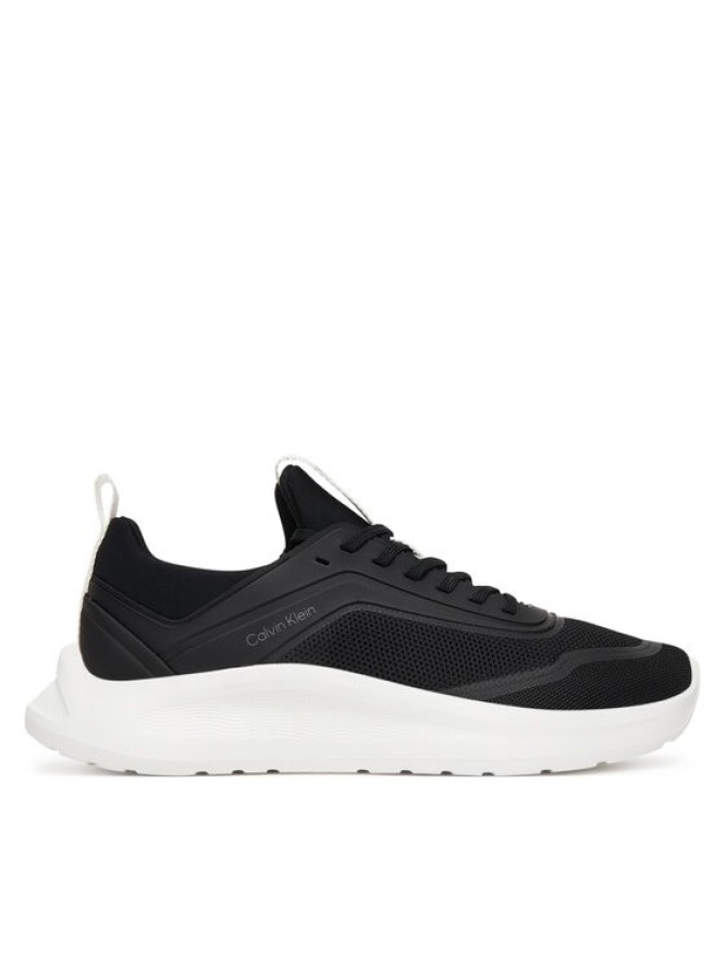 Calvin Klein Sneakersy Light Eva Run Sock Mesh Lycra HW0HW03023 Beżowy