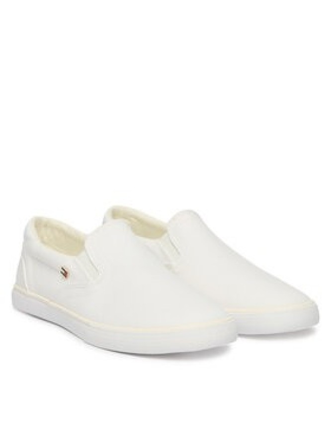 Tommy Hilfiger Tenisówki Th Low Profile Slip On FW0FW09103 Biały
