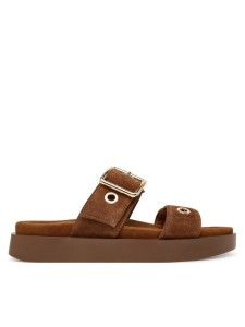 Inuikii Klapki Tilda Buckle 1004.003.0631 Brązowy ciemny