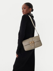 PINKO Torebka Love One Classic Slouchy Fl Al 25-26 PLTT 104524 A0QO Szary