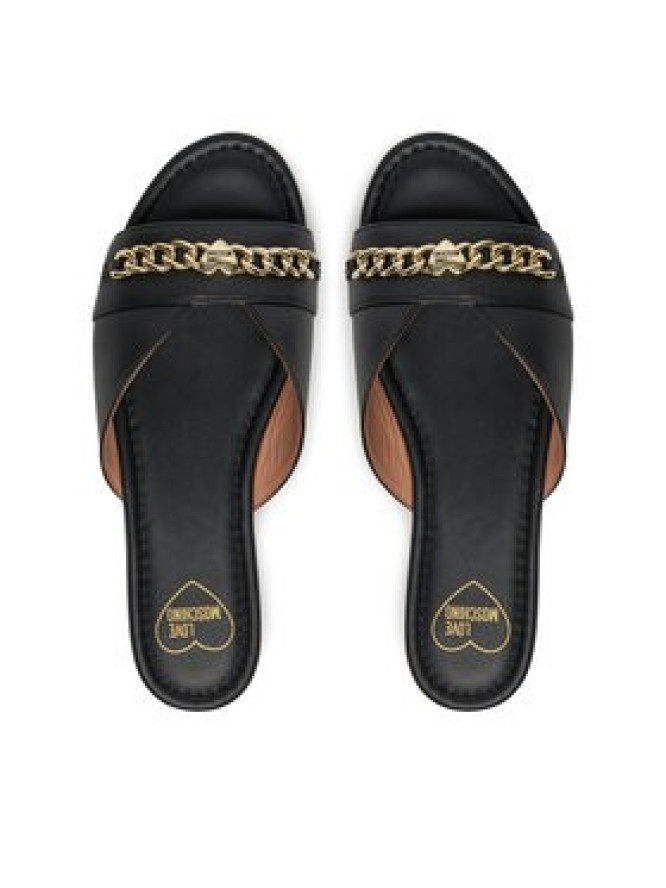 LOVE MOSCHINO Klapki JA28151G0MIE0000 Czarny