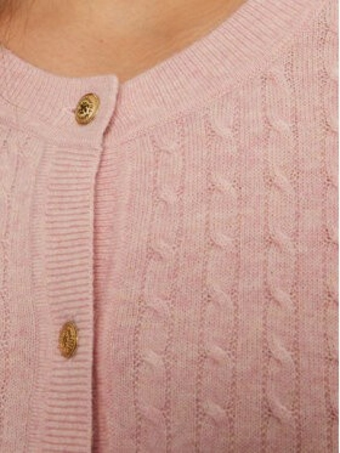 Tommy Hilfiger Kardigan WW0WW43958 Różowy Regular Fit