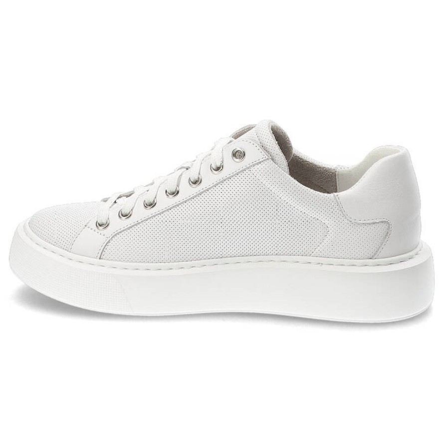 Białe Sneakersy Nessi Modne Półbuty Damskie