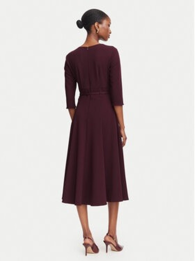Rinascimento Sukienka koktajlowa CFC0131140003 Bordowy Regular Fit