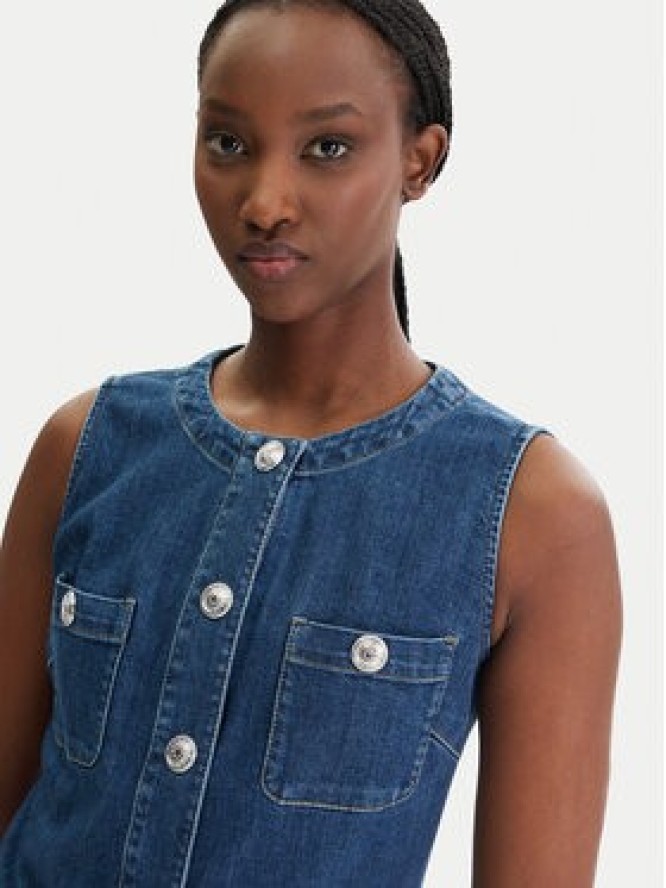 Liu Jo Sukienka codzienna UA6334 D0275 Niebieski Regular Fit