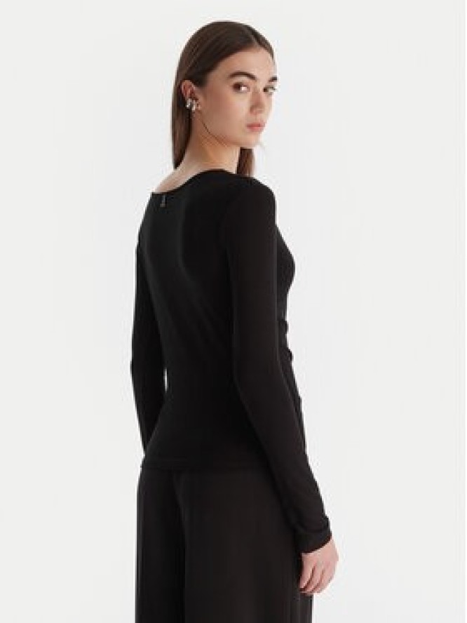 Patrizia Pepe Bluzka 2M4479/J337-K103 Czarny Regular Fit