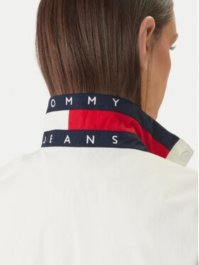 Tommy Jeans Kurtka przejściowa Essential DW0DW20439 Écru Regular Fit