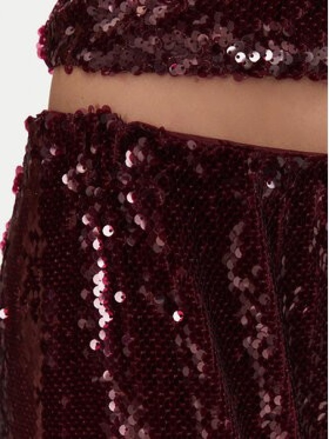 Haveone Spodnie materiałowe PGE-M236 Bordowy Regular Fit