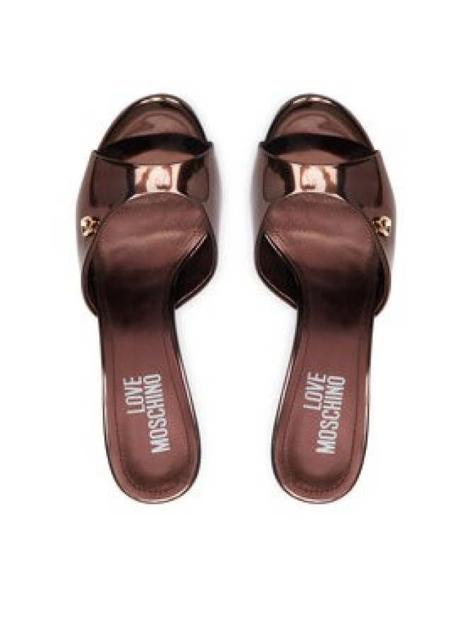 LOVE MOSCHINO Klapki JA28209G0OJE0203 Czarny