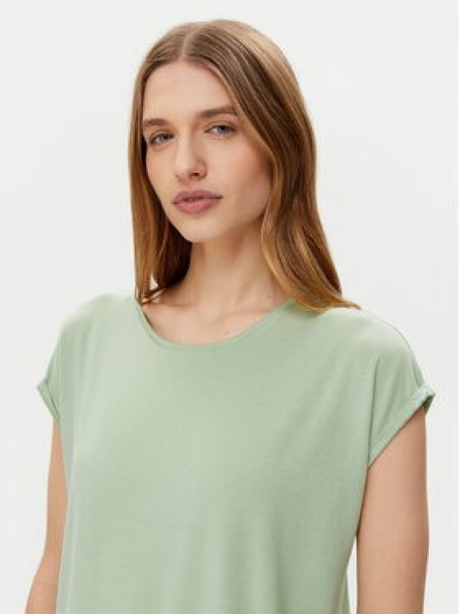 Vero Moda T-Shirt Ava 10284468 Zielony Regular Fit