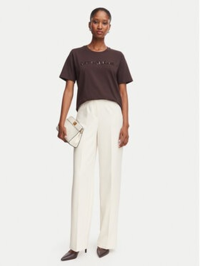 MICHAEL Michael Kors T-Shirt MF6528D97J Brązowy ciemny Regular Fit