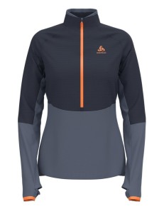 Bluza z półgolfem narciarska damska Odlo DESCENT CW 200 SL