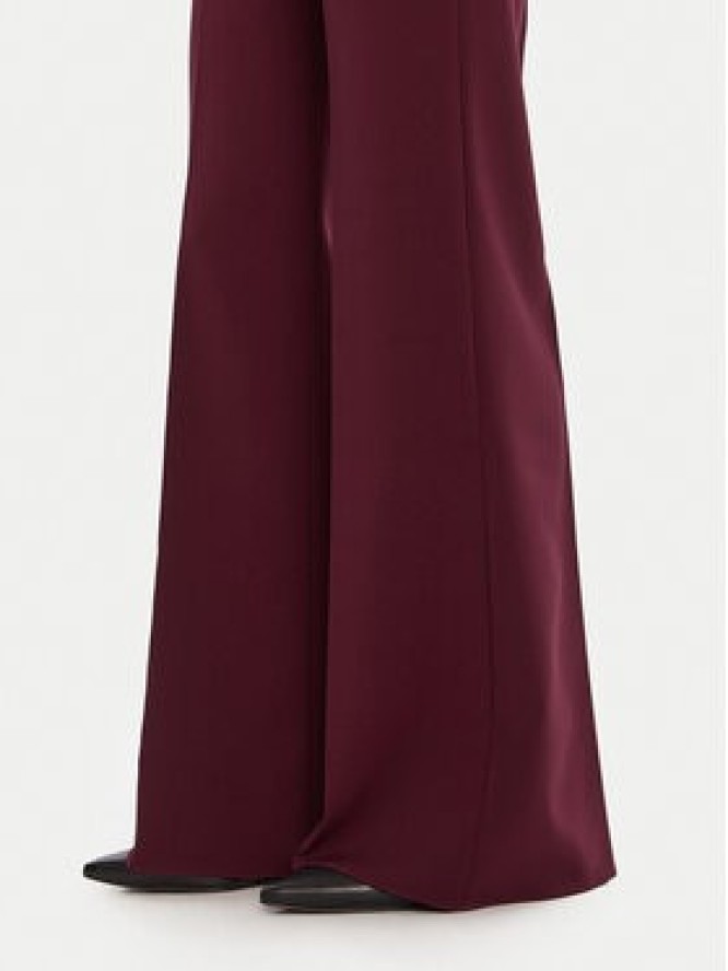 Rinascimento Spodnie palazzo CFC0125425003 Bordowy Wide Leg