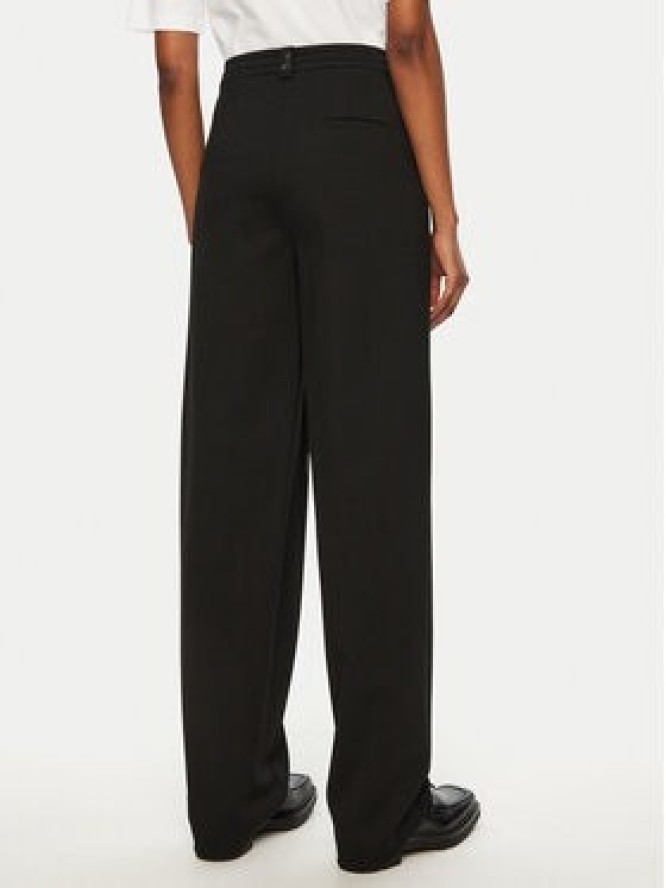 Patrizia Pepe Spodnie materiałowe 8P0674/A025-K103 Czarny Regular Fit