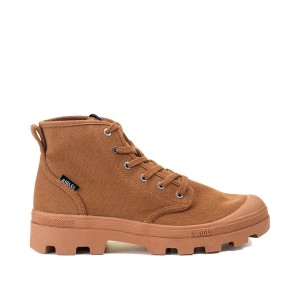 Buty trekkingowe na sznurówki z bawełny organicznej TENERE CVS UNISEX brązowe