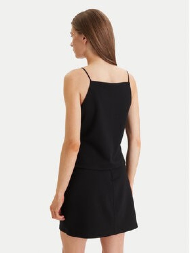 Calvin Klein Jeans Top Ponte LV044F206G Czarny Slim Fit