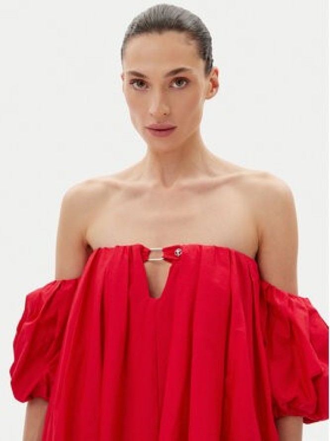 PINKO Sukienka letnia 105211 A2LD Czerwony Regular Fit